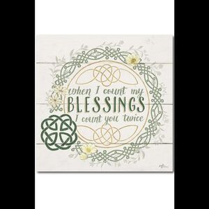 Courtside Market Irish Blessing II 16x16 CanvasWall Art